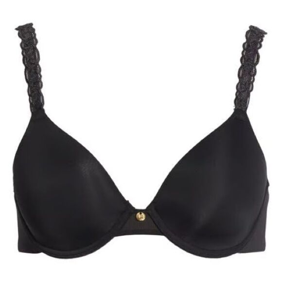 Natori Pure Luxe Seamless Full-Busted Underwire U-Back Contour T-Shirt Bra, 34C - Picture 2 of 4